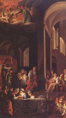 Carlo Saraceni The Birth of the Virgin (mk05) France oil painting art